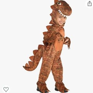 GUC Dino 2-piece step-in costume velrco Dino head polyester child small 4-6🦖